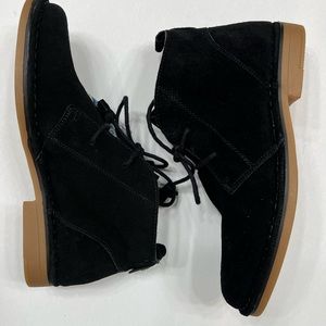New Tommy Bahama Evert Black Suede Leather Chukka Desert Booties Sz 9.5